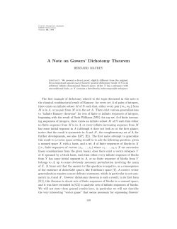 A Note on Gowers` Dichotomy Theorem - Library