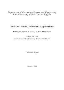 Department of Computing Science and Engineering State University