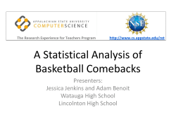 A Statistical Analysis of Potential Comebacks based on Historical