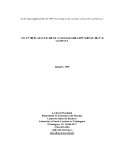 the capital structure of a stockholder-owned insurance