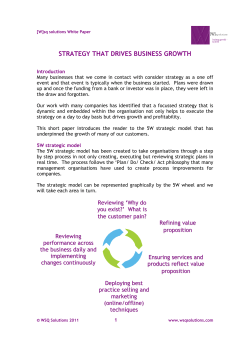 strategy that drives business growth