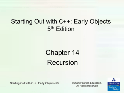 PowerPoint Slides for Starting Out with C++