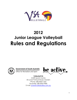 2009 - Volleyball SA
