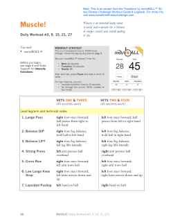 moveBALL Muscle Workout