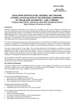 Brief No 516 - Department for Education
