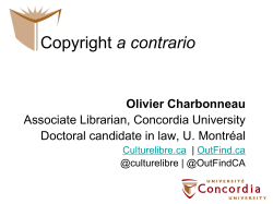 Slideshow - Spectrum: Concordia University Research Repository