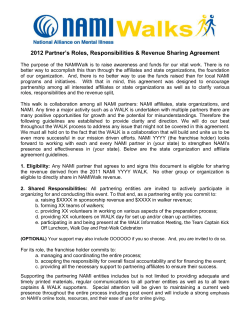 DRAFT NAMI-Mass Walk Affiliate Revenue Sharing Agreement