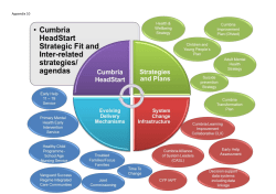 Appendix 10 Cumbria HeadStart Strategic Fit Information