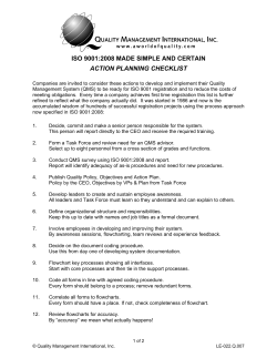iso 9001:2008 made simple and certain action planning checklist