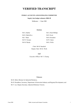 PROOF VERSION ONLY - Parliament of Victoria