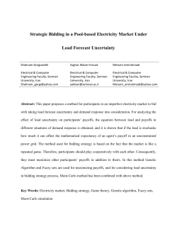 Strategic Bidding in a Pool-based Electricity Market Under Load