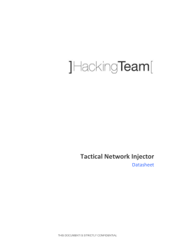 Tactical Network Injector