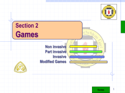 Game 5 Over the Road Non Invasion Kick Ball To Spaces