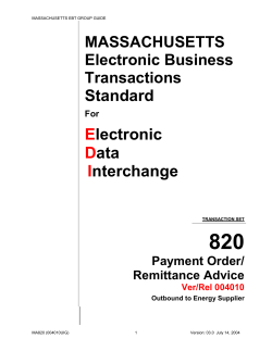 820 Payment Order/Remittance Advice