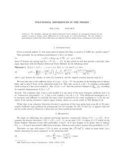 Polynomial Differences in the Primes