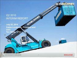 Q2 2010 interim report