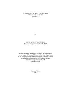 comparison of single stage and