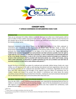 1. Alternative Care: What is the best care option for