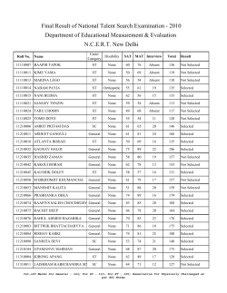 NTS2010-Final Result