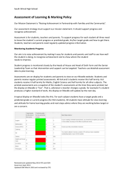 Assessment Policy - South Wirral High School