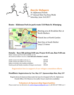 Run for Refugees - stalphonsuswinnipeg.ca