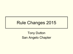 ruling - San Angelo Football Officials` Association