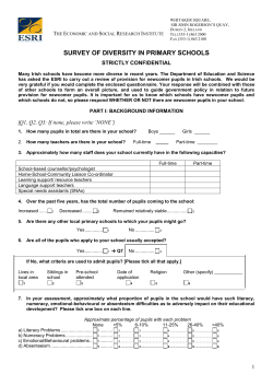 PRINCIPAL`S QUESTIONNAIRE