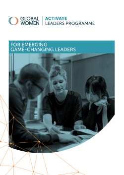 for emerging game-changing leaders