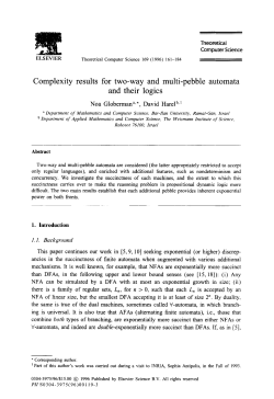 Complexity results for two-way and multi
