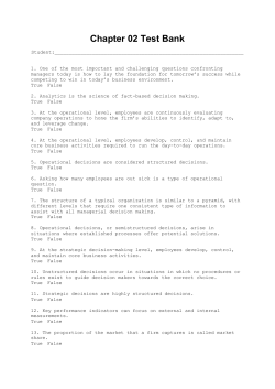 Chapter 02 Test Bank Key