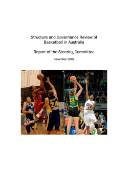 Structure and Governance Review of Basketball in Australia