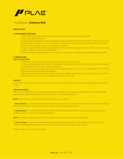 Installation | Achieve Roll