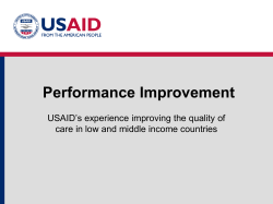 Performance Improvement