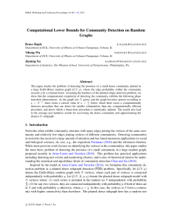 Computational Lower Bounds for Community Detection on Random