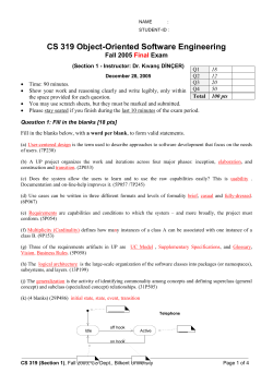 CS 319 - Section 1 - Bilkent University Computer Engineering