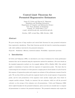 Central Limit Theorems for Permuted Regenerative Estimators