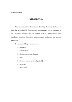 A- Anihistamines Lectures
