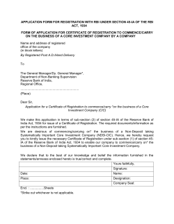 application form for registration with rbi under section 45