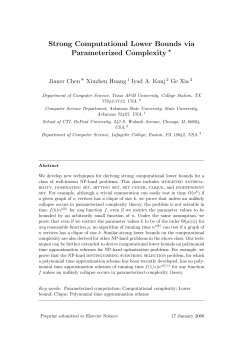 Strong Computational Lower Bounds via Parameterized Complexity ⋆