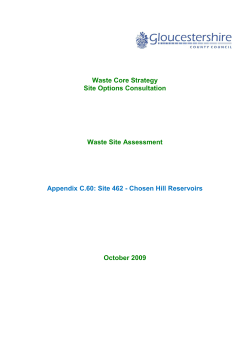 462 Chosen Hill Reservoirs - Gloucestershire County Council
