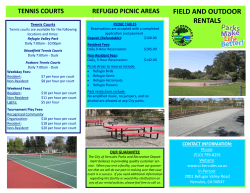 field and outdoor rentals