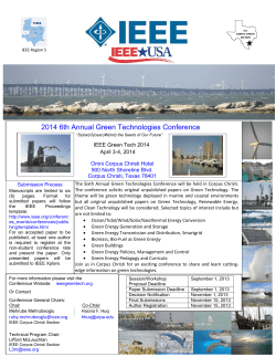 2014 6th Annual Green Technologies Conference
