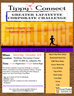 let the games begin - Food Finders Food Bank