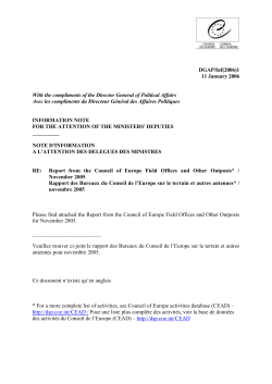 Information Documents
