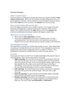 Survival Analysis