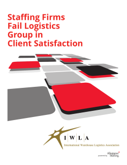 Staffing Firms Fail Logistics Group in Client Satisfaction