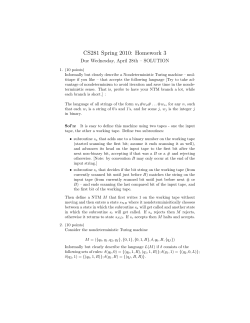 CS281 Spring 2010: Homework 3