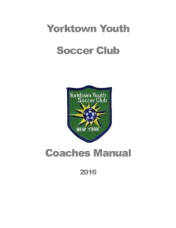 Coaches and - Yorktown Youth Soccer Club