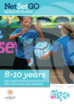 NetSetGO &ndash; Session Plans for 8-10 year