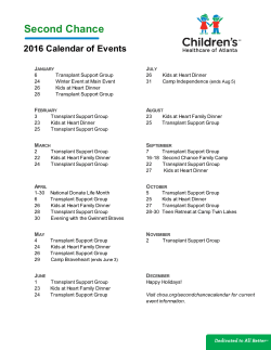 Second Chance - Children`s Healthcare of Atlanta